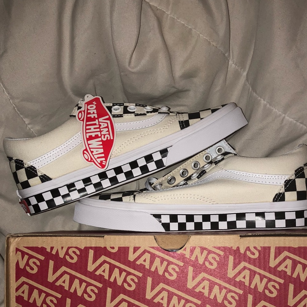 ❌SOLD❌Old Skool checkerboard vans